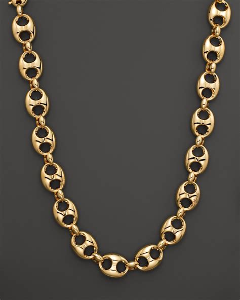 gucci 18kt gold yba 579827|18k yellow gold gucci necklace.